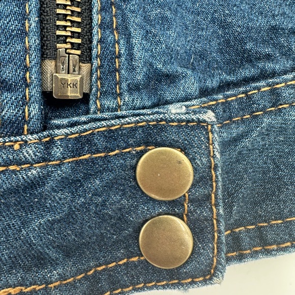 Milwaukee Performance Motorcycle Denim Studded Vest with Zipper Front - Picture 3 of 7